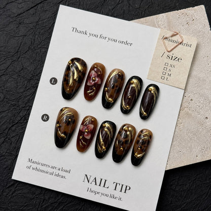 Elegant Decorative Nail Tips Acalora
