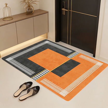 Decorative Geometric Pattern Area Mat Acalora