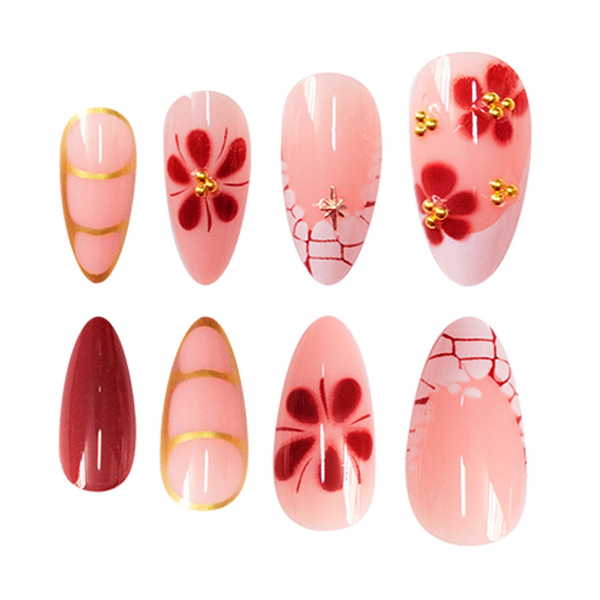Artistic Elegant Press-On Nails Acalora