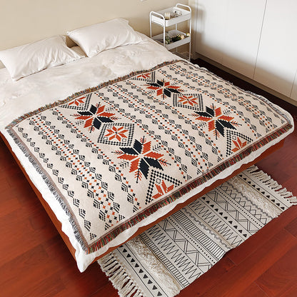 Bohemian Patterned Throw Blanket