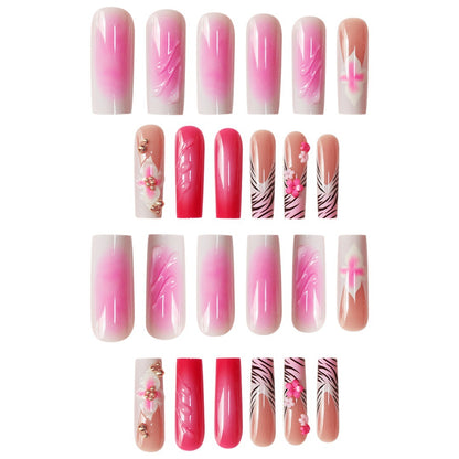 Floral 3D Nail Art Extensions Acalora