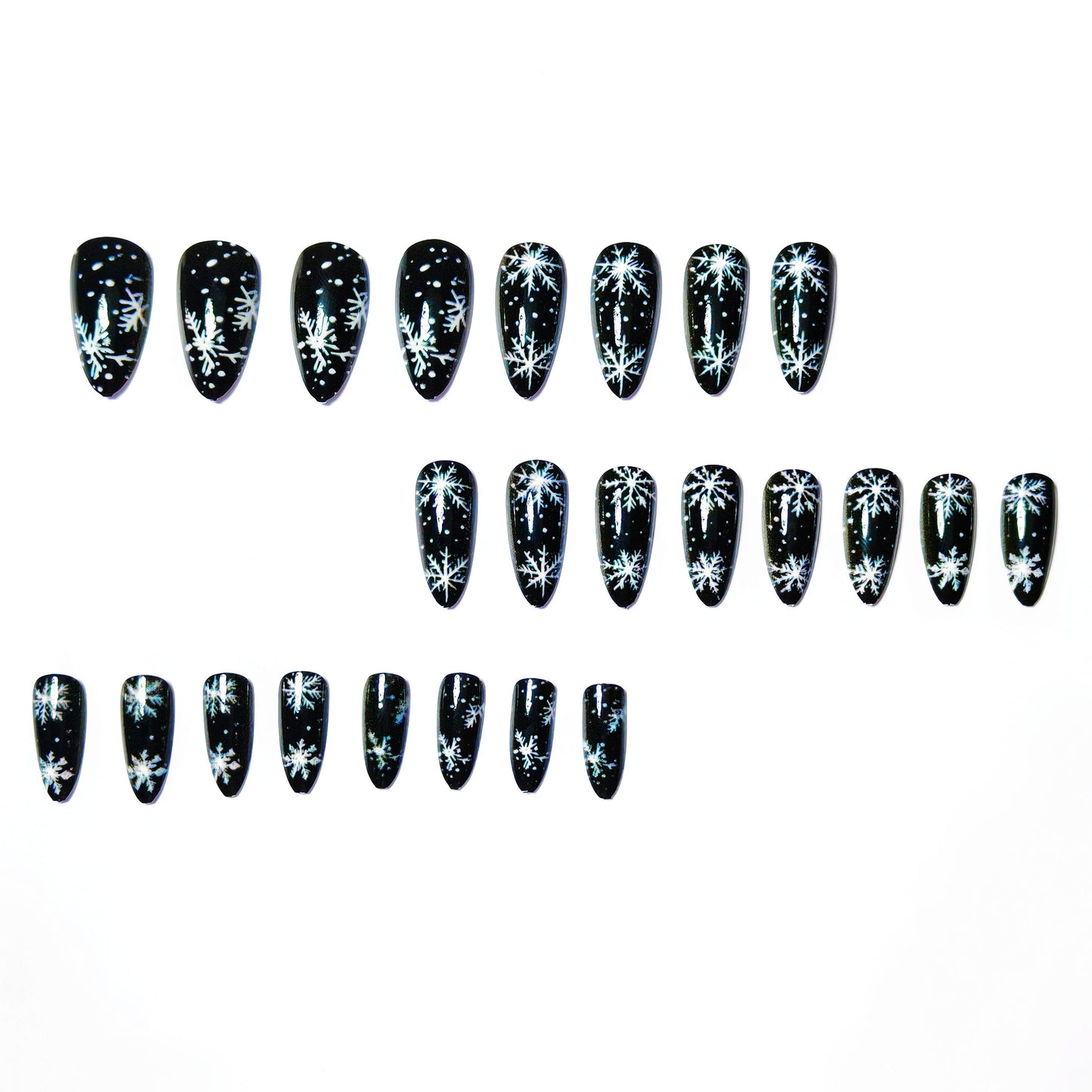 Artistic Winter Snowflake Nail Art Acalora