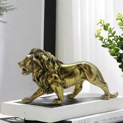 Decorative lion figurine in modern style Acalora