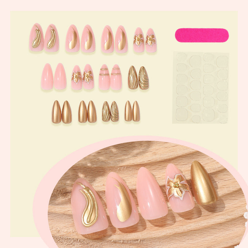 Premium Decorative Press-On Nail Set Acalora