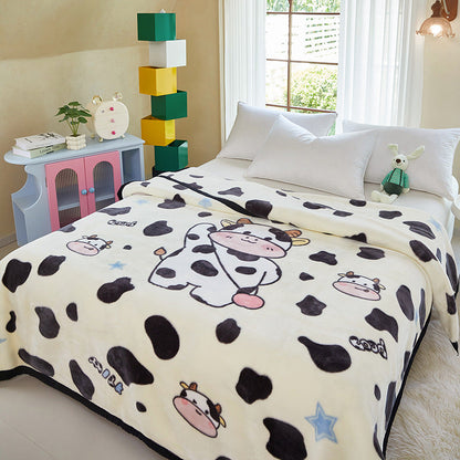Decorative Fleece Throw Blanket