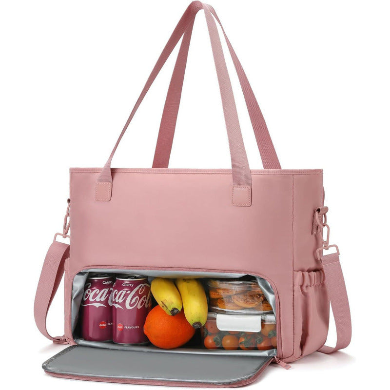 Insulated Multi-Compartment Lunch Tote Acalora