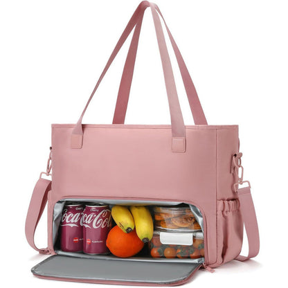 Insulated Multi-Compartment Lunch Tote Acalora