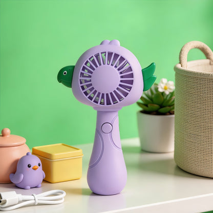 Ladies' Portable Handheld Fan with Animal Design Karnz