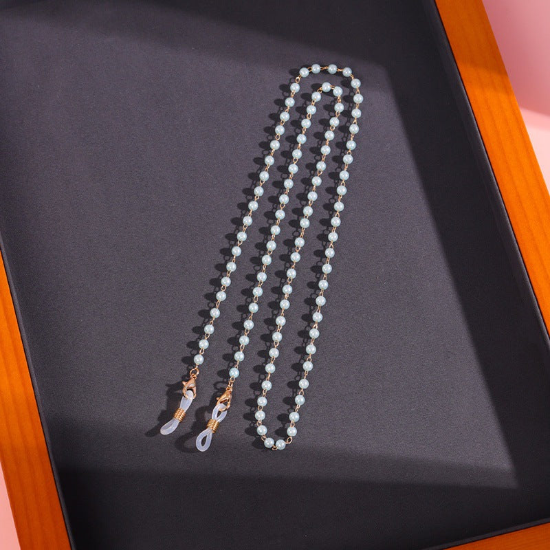 Stylish Beaded Eyewear Chain Acalora