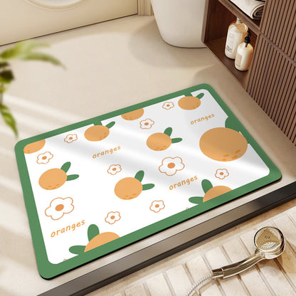 Decorative Honeycomb Bath Mat Acalora