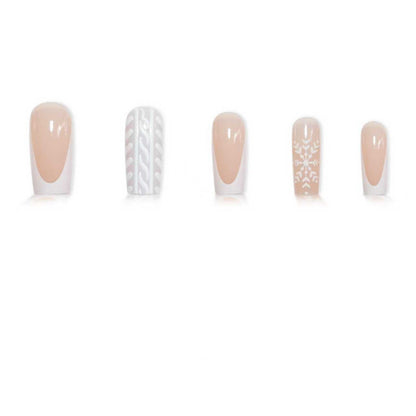 Seasonal French Tip Nail Art Set Acalora