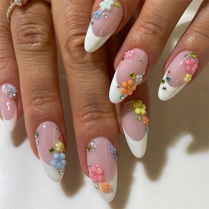 Decorative Floral Press-On Nail Set Acalora 1788495731