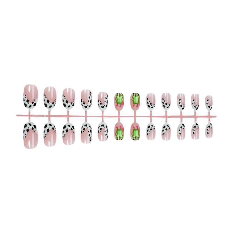 Artistic Animal-Themed Press-On Nail Set Acalora