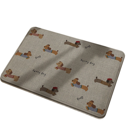 Funny Dog Character Doormat