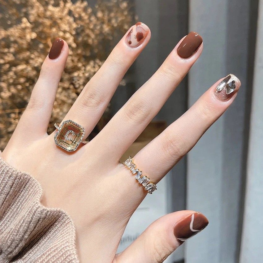 Decorative Press-On Nail Art Acalora