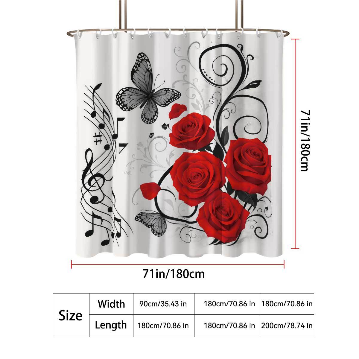 Camping-Themed Shower Curtain