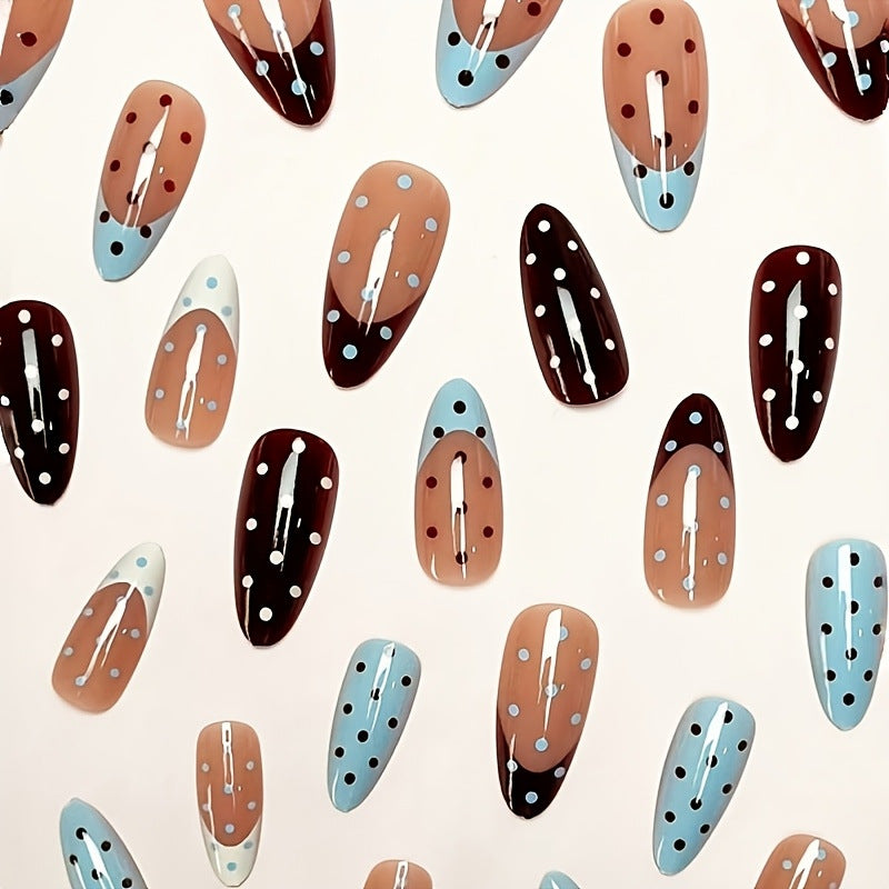 Decorative Press-On Nail Set Acalora