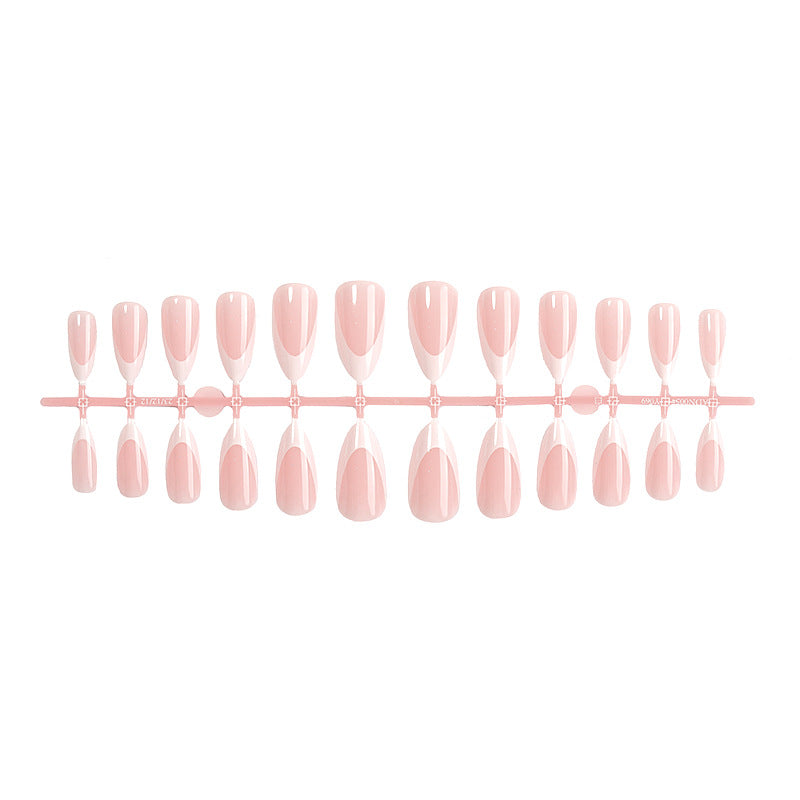 Elegant Press-On Nail Set with Natural Finish Acalora