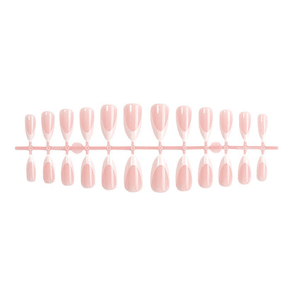 Elegant Press-On Nail Set with Natural Finish Acalora