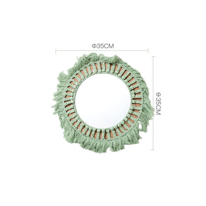Decorative Macrame Wall Mirror