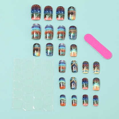 Creative Art Nails in Ethno Design Acalora