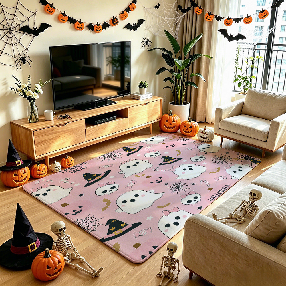 Unisex Halloween-Themed Area Rug