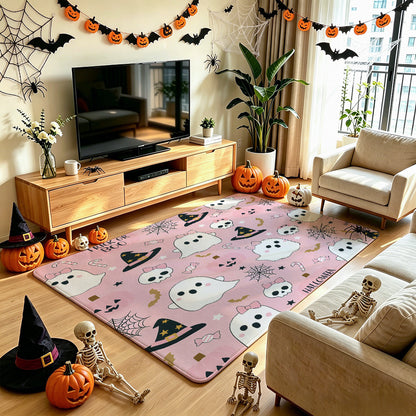 Unisex Halloween-Themed Area Rug