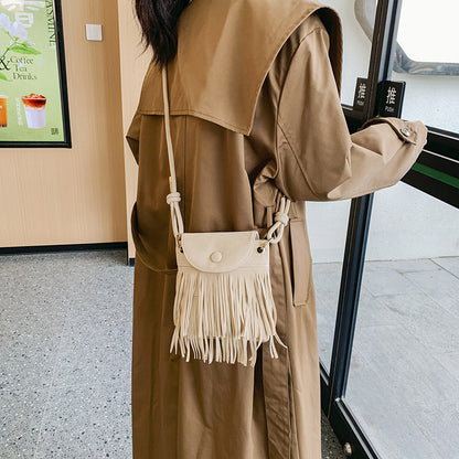 Bohemian Fringe Crossbody Bag Acalora