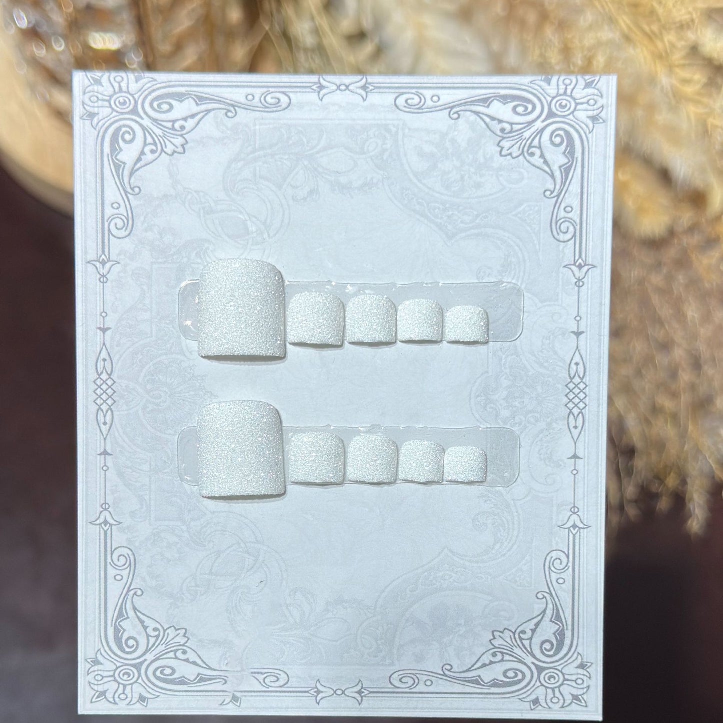 Floral-Themed Decorative Press-On Nail Set Acalora