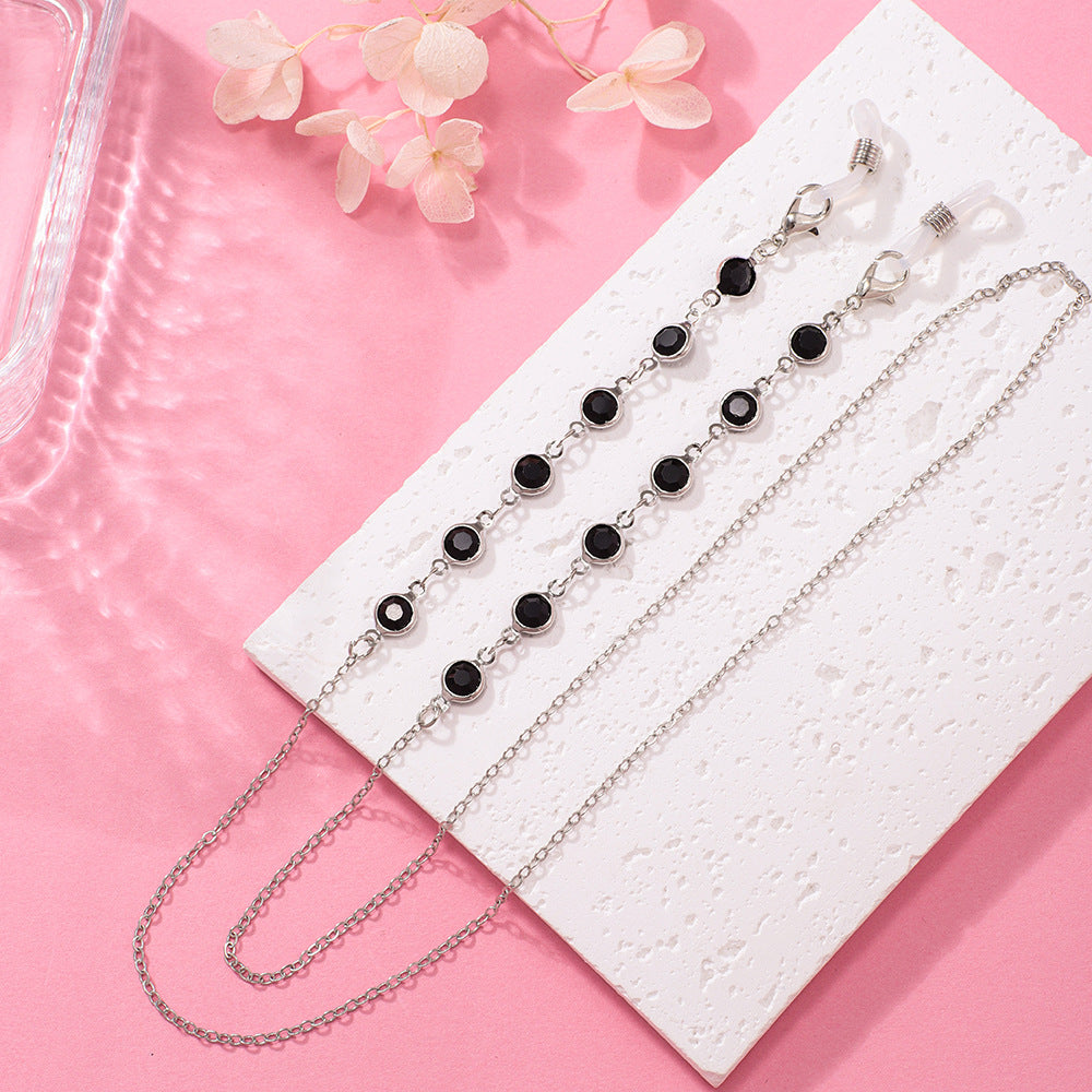 Artistic Beaded Eyewear Chain Acalora