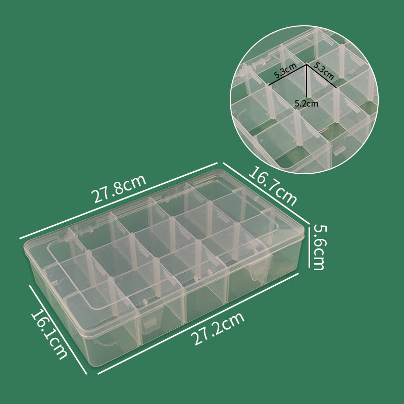 Multi-Compartment Craft Storage Organizer Box Acalora