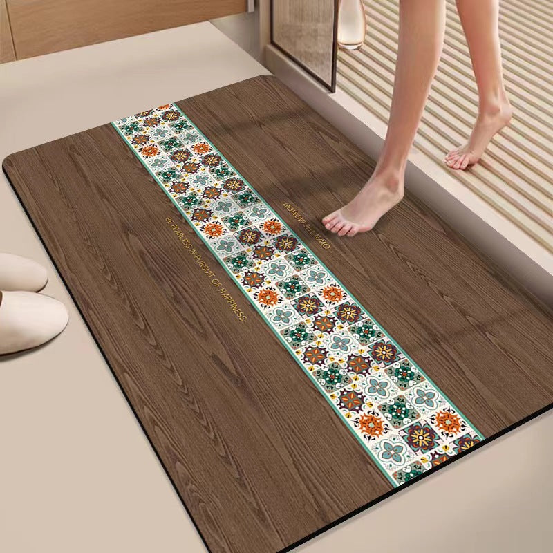 Decorative Memory Foam Bath Mat