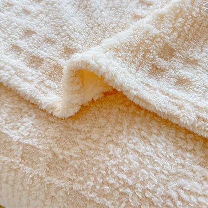 Plush Textured Throw Blanket