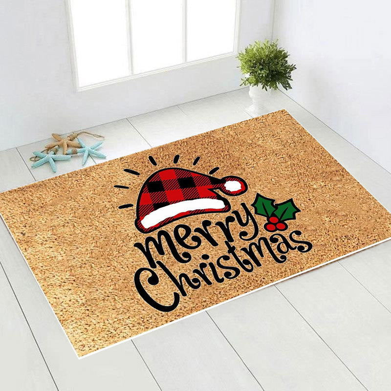 Holiday-Themed Welcome Mat