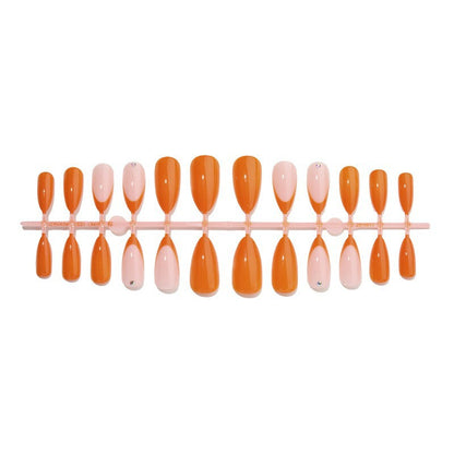 Elegant Press-On Nail Set with Mixed Designs Acalora