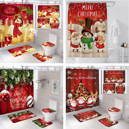 Christmas Themed Bathroom Set
