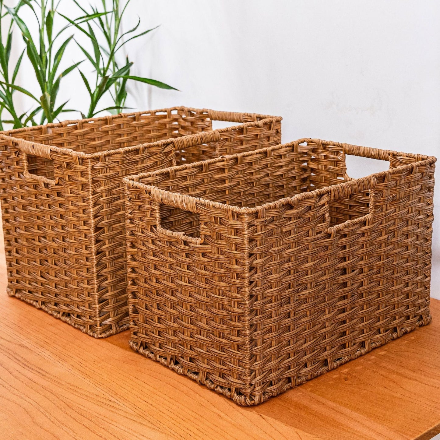 Women's Practical Storage Basket with Handles Bowlift