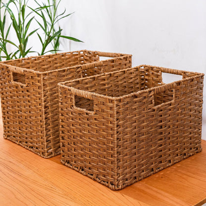Women's Practical Storage Basket with Handles Bowlift