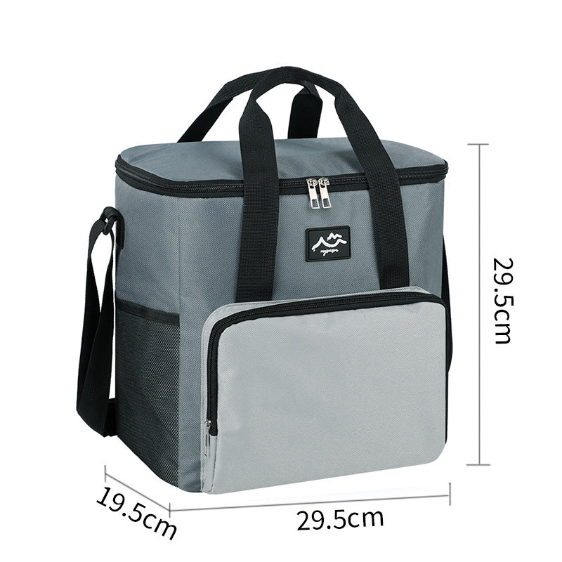 Women's insulated cooler bag with practical stowable carrying strap Bowlift