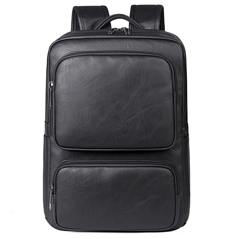 Premium Leather Business Laptop Backpack Acalora