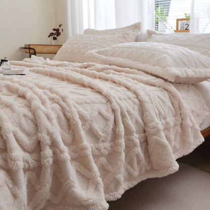 Textured Decorative Throw Blanket