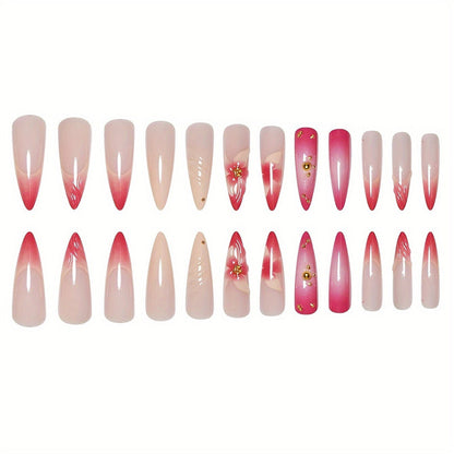 Artistic Floral Nail Art Design Acalora