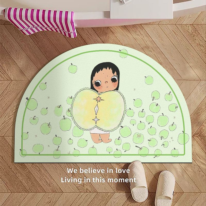 Cartoon-Themed Area Bath Mat