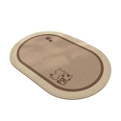 Cute Cat Design Bath Mat