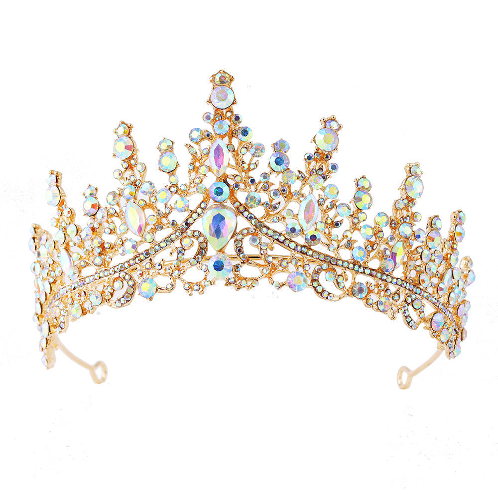 Ladies' Rhinestone Tiara with sparkling gemstone wreath