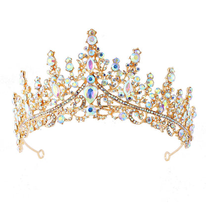 Ladies' Rhinestone Tiara with sparkling gemstone wreath