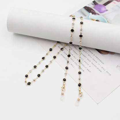 Stylish Gemstone-Linked Eyewear Chain Acalora