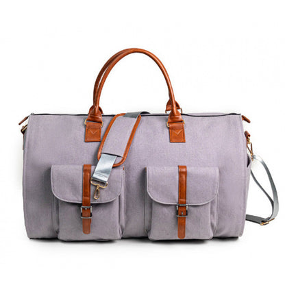 Stylish Leather Travel Duffel Bag Acalora