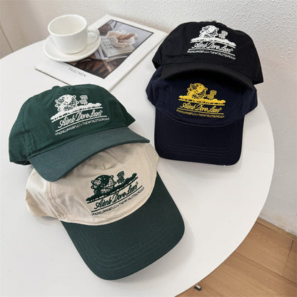 Men's Embroidered Graphic Baseball Cap Bowlift