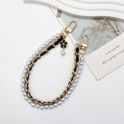 Stylish Pearl-Embellished Eyewear Chain Acalora